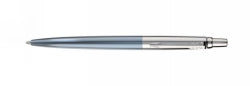 Pen Parker Bp Jotter Waterloo Blue Chrome Trim