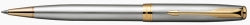 Pen Parker Bp Sonnet Stainless Steel Gold Trim