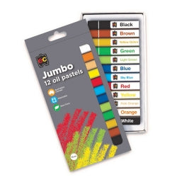 Pastels Educational Colours Oil Jumbo 12'S