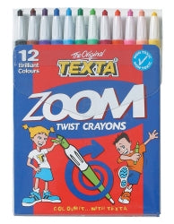 Crayons Texta Zoom Twist Pk12