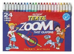 Crayons Texta Zoom Twist Pk24