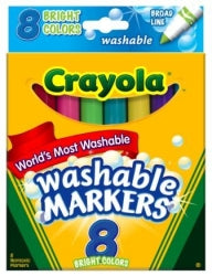 Marker Crayola Techno Bright Colours Pk8