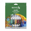 Paint Reeves Acrylic Colours 10Ml Tube Bx18