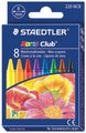 Crayons Staedtler Noris Club Waterproof Wax Pk8