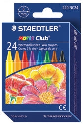 Crayons Staedtler Noris Club Waterproof Wax Pk24