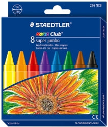 Crayons Staedtler Noris Club Wax Super Jumbo Pk8