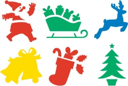 Stencil Ec Christmas 200X200M Set Of 6