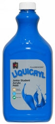 Paint Ec Liquicryl 2 Litre Fluorescent Blue