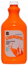 Paint Ec Liquicryl 2 Litre Fluorescent Orange