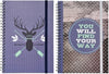 Notebook Spiral Urban By Modena A5 160Pg Woodland 2 Designs