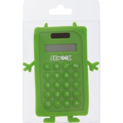 Calculator Skweek 110X113X14Mm Silicone Green