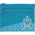 Pencil Case Skweek Large Twin Zipper Blue