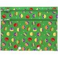 Pencil Case Skweek Binder Nylon With Print Green