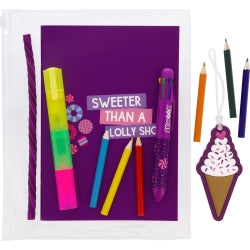 Gift Set Skweek Small 5 Assorted Items Purple