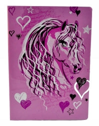 Notebook Spencil A5 Soft Cover Pink Horse