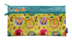 Pencil Case Spencil Fabric Rectangle Friendly Foxes