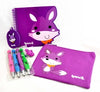 Stationery Set Spencil Pack 2 Fox N/Book P/Case Pens