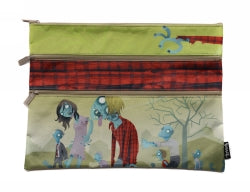 Pencil Case Spencil A4 3 Zip 25X34Cm Walking Dead