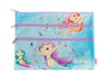 Pencil Case Spencil A4 3 Zip 25Cmx34Cm Mermaids