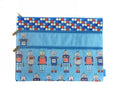 Pencil Case Spencil A4 3 Zip 25Cmx34Cm Robots