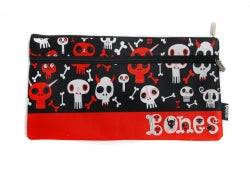 Pencil Case Spencil Rectangle 34Cmx17Cm Bones