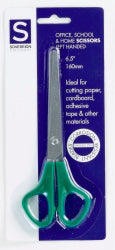 Scissors Sovereign 16Cm Home/School/Office L/Hand Grn