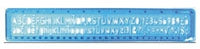 Ruler Celco 30Cm Superflex/Template Glitter Asst Col