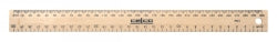 Ruler Celco 30Cm Wood Metric Drilled