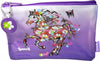 Pencil Case Spencil Glossy Flower Horse