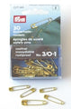 Safety Pins Prym Brass Pk30