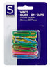 Paper Clips Sovereign 50Mm Lge Multi Colour Pk50