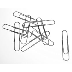 Paper Clips Esselte 50mm Giant Round - Box of 100