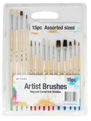 Paint Brush Set Artvibe 15 Pack