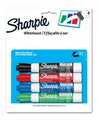 Marker Whiteboard Sharpie Bullet Tip Assorted Pk4