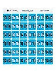 Label Avery Side Tab 25X38Mm Year Code 16 Pk180