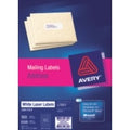 Label Avery Laser L7651 Address Mini 65L 38.1X21.2Mm 100'S