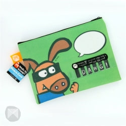 Pencil Case Micador Bomsy & Crew Name Green 245X180