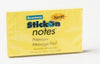 Stick On Notes B/Tone 76X125 Lemon Pk12