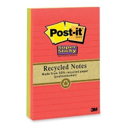 Notes Post-It 660-3Ssnrp 98X149Mm Nature Hues Asstd Pk3