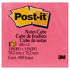Memo Cube Post-It 2056-Pp 73X73Mm Asst Colours 490Sht