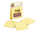 Post-It Notes Super Sticky 3321-Sscy 76X76 Canary Yellow Pk3