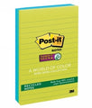 Post-It Notes 660-3Sst 98X149 Asstd Tropical Pk 3