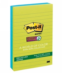 Post-It Notes 660-3Sst 98X149 Asstd Tropical Pk 3