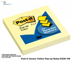 Post-It Notes P/Up Refill R330-Yw 76X76Mm Yellow