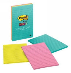 Notes Super Sticky Post-It 100X148Mm 4645-3Ssmia Miami Pk3