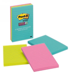 Notes Super Sticky Post-It 100X148Mm 660-3Ssmia Miami Pk3