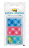 Flags Post-It 24Mm 680-Plaid2 Gingham Plaid Pk60