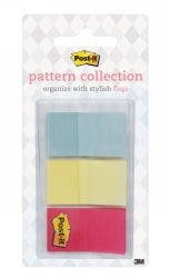 Flags Post-It 24Mm 680-Candy Pattern Candy Solid Colour Pk60