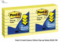 Post-It Notes P/Up Refill R335-Yl 73X73 Lined Yellow  Pk6