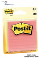 Post-It Notes 6300 73X73 Lined Neon Pk3